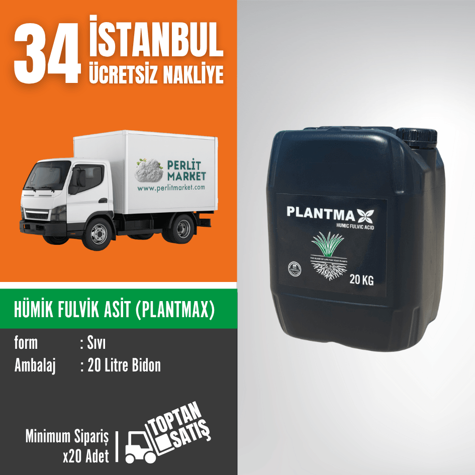 Plantmax Hümik + Fulvik Asit | 20 Litre – İstanbul Nakliye Dahil